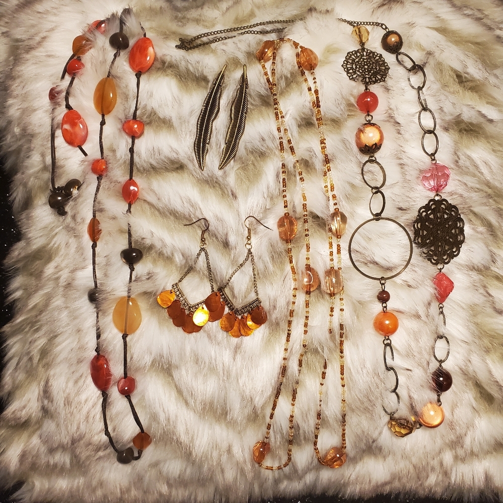 5 Pc. Multicolored Boho Jewelry Bundle